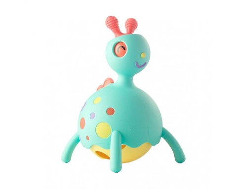 Wesoły Rollobie Gryzak, jeździk, grzechotka 1+ Fat Brain Toys