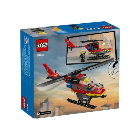 Lego city helikopter strażacki LEGO