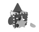 MILLY MALLY 5613 Mata piankowa puzzle 25szt. Jolly 3x3 Shapes - grey