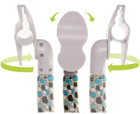 Play &amp; Edu pałąk pluszowy sowa różowa szara