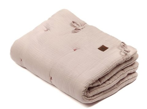 Hi Little One kołderka rożek z podusią z oddychającej organicznej BIO bawełny Blush