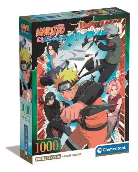 Clementoni Puzzle 1000el Compact Anime Naruto Shippuden 39831