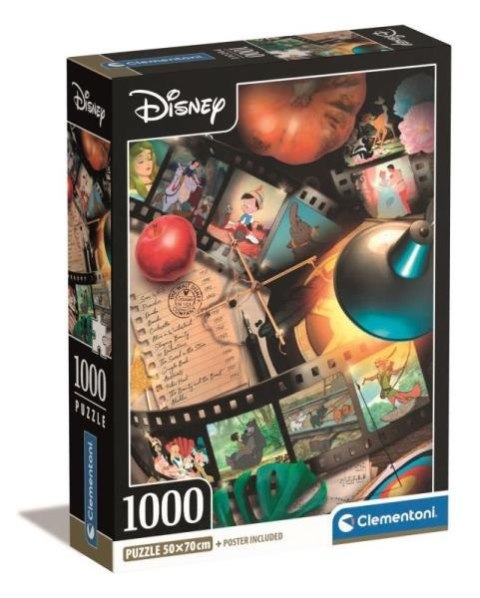 Clementoni Puzzle 1000el Compact Disney Classic Movies 39810