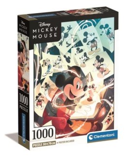Clementoni Puzzle 1000el Compact Mickey Mouse. Myszka Miki 39811