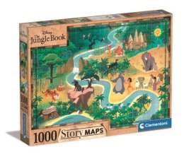 Clementoni Puzzle 1000el Story Maps Księga Dżungli 39816