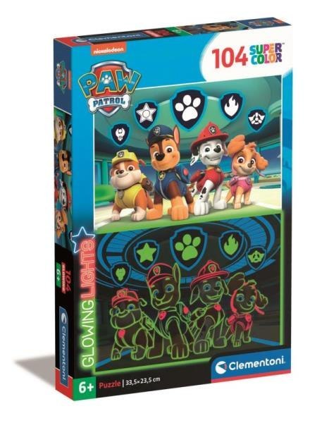 Clementoni Puzzle 104el GLOWING Psi Patrol PAW PATROL 27176