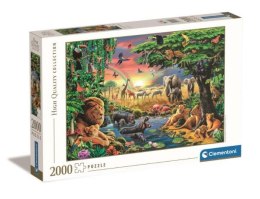 Clementoni Puzzle 2000el The African Gathering. Afrykańskie zgromadzenie 32081