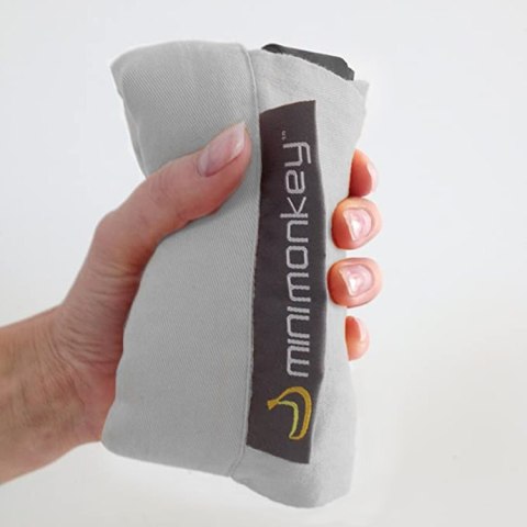 MINIMONKEY MKY_00000396 Szelki do krzesła dla niemowlaka Mini Chair 6m+ jasnoszare