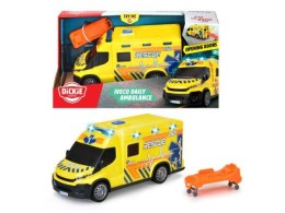 SOS Iveco ambulans (światło + dźwięk) 18cm Dickie