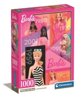 Clementoni Puzzle 1000el Compact Barbie 39806
