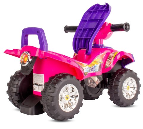 Jeździk dla dziecka na roczek Quad różowy