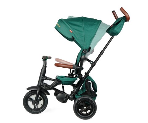 MILLY MALLY 5681 Qplay Rowerek trójkołowy Rito Deluxe Rubber green
