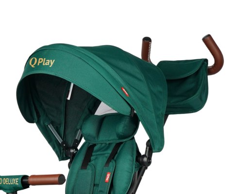 MILLY MALLY 5681 Qplay Rowerek trójkołowy Rito Deluxe Rubber green