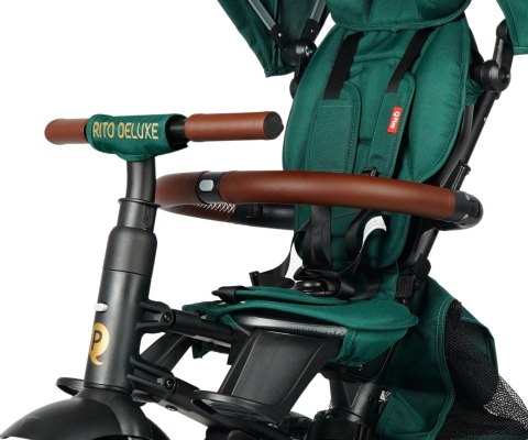 MILLY MALLY 5681 Qplay Rowerek trójkołowy Rito Deluxe Rubber green