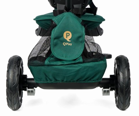 MILLY MALLY 5681 Qplay Rowerek trójkołowy Rito Deluxe Rubber green