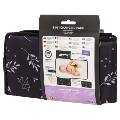 Przenośny przewijak/organizer 3w1 Dooky Black