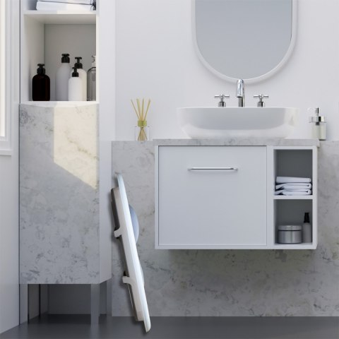 WANIENKA DLA DZIECI SKŁADANA NICEKIDS SILIKONOWA SZARA PODUSZKA