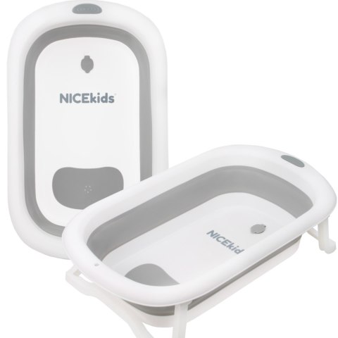 WANIENKA DLA DZIECI SKŁADANA NICEKIDS SILIKONOWA SZARA