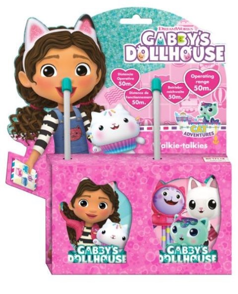 Walkie Talkie 3D Koci Domek Gabi. Gabby's Dollhouse GD00058 Kids Euroswan