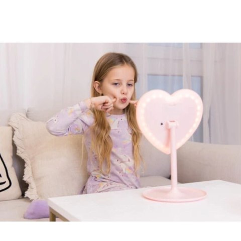 INNOGIO GIO-758HEART Lusterko kosmetyczne GIOperfect Pink Heart