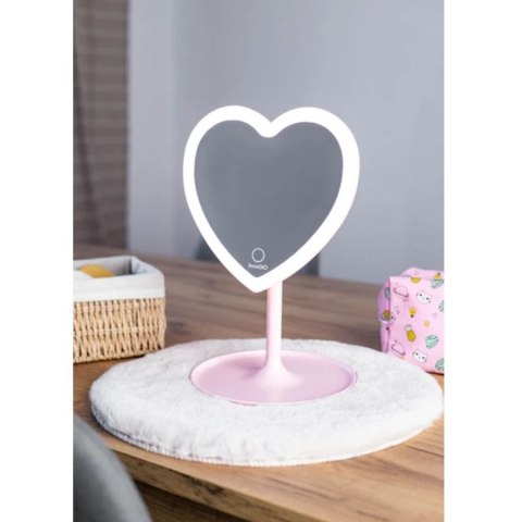 INNOGIO GIO-758HEART Lusterko kosmetyczne GIOperfect Pink Heart