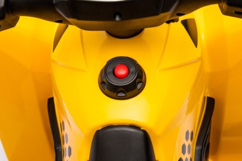 Jeździk akumulatorowy Quad Honda CAT TRX - żółty