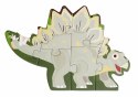 Scratch, 2 w 1 Puzzle podłogowe i pierwsze puzzle - Dinozaury 80 el.