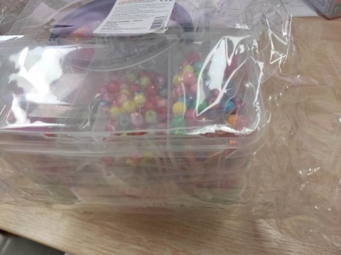 Zestaw Do Tworzenia Robienia Biżuterii, Bransoletek, Charmsy, Zawieszki, Koraliki 400el. Kuferek Przecena 1