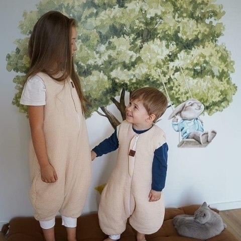 Hi Little One śpiworek z nogawkami 2,5 TOG GOOD SLEEP Cream 5-7 lat