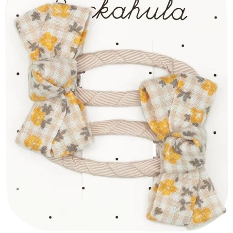 Rockahula Kids spinki do włosów dla dziewczynki 2 szt. Ditsy Twisty Bow