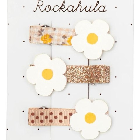 Rockahula Kids spinki do włosów dla dziewczynki 3 szt. Ditsy Daisy Bar