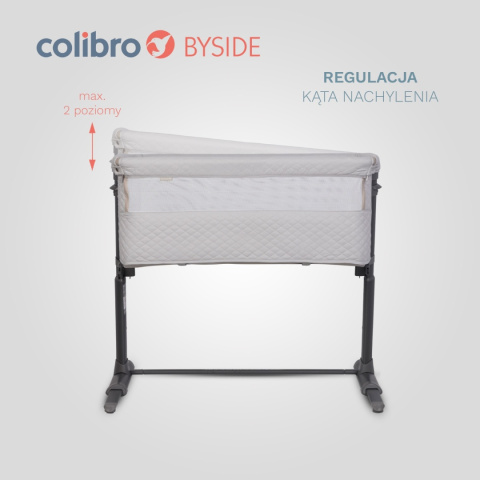 BYSIDE Colibro Łóżeczko dostawne - Cloud