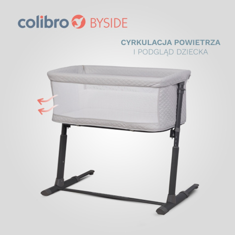 BYSIDE Colibro Łóżeczko dostawne - Cloud
