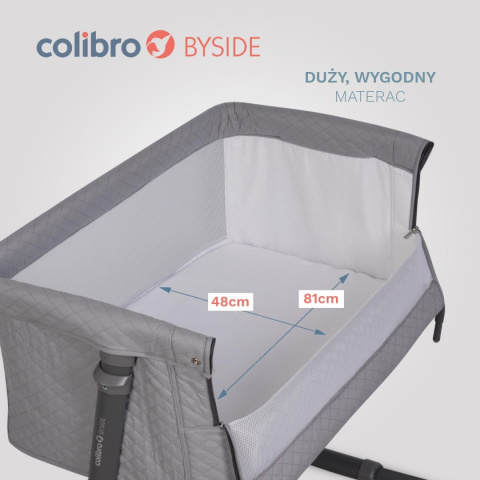 BYSIDE Colibro Łóżeczko dostawne - Dove