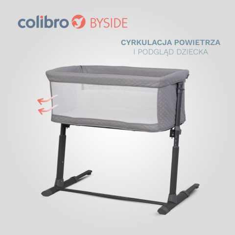 BYSIDE Colibro Łóżeczko dostawne - Dove