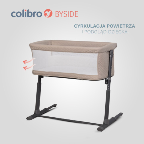 BYSIDE Colibro Łóżeczko dostawne - Taupe