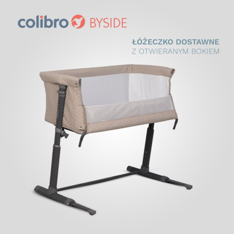 BYSIDE Colibro Łóżeczko dostawne - Taupe