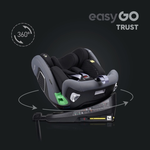 TRUST I-Size EasyGO Obrotowy fotelik samochodowy 0-36 kg Isofix - Pearl