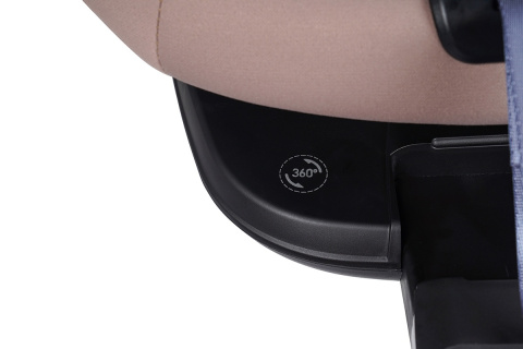 TRUST I-Size EasyGO Obrotowy fotelik samochodowy 0-36 kg Isofix - Taupe