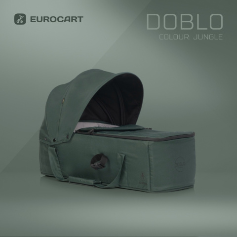 Gondola miękka do wózka dziecięcego Euro-Cart Doblo - Jungle