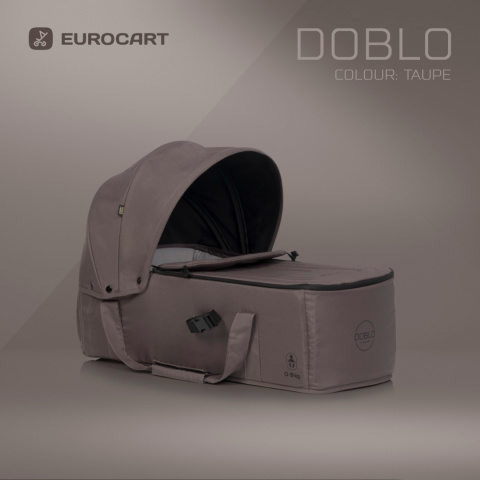 Gondola miękka do wózka dziecięcego Euro-Cart Doblo - Taupe