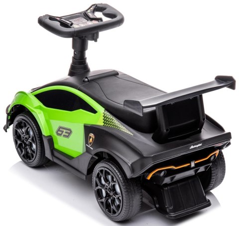Jeździk chodzik dla dzieci na roczek Lamborghini Essenza SCV12 zielony
