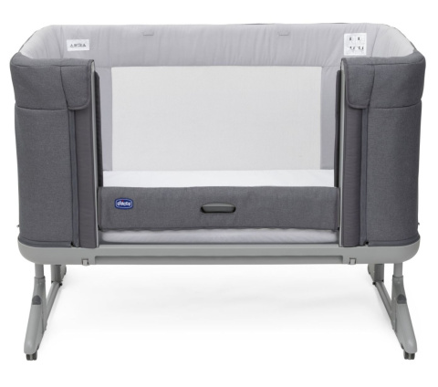 NEXT 2 ME FOREVER Chicco Łóżeczko dostawne 0m+ Next2Me SLATE GREY