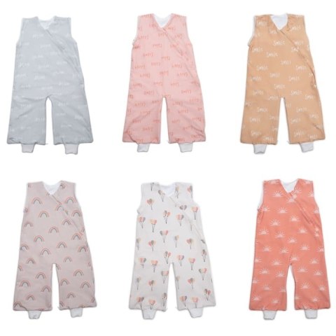 Hi Little One śpiworek z nogawkami 3w1 TOG 1,0 BIO bawełna MAGIC FEET HAPPY muumee