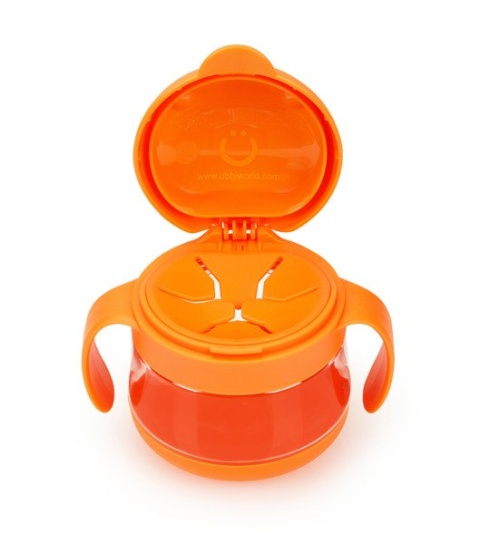 Kubek niewysypek UBBI - pomarańczowy