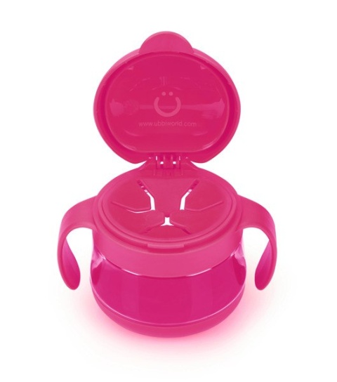 Kubek niewysypek UBBI - różowy