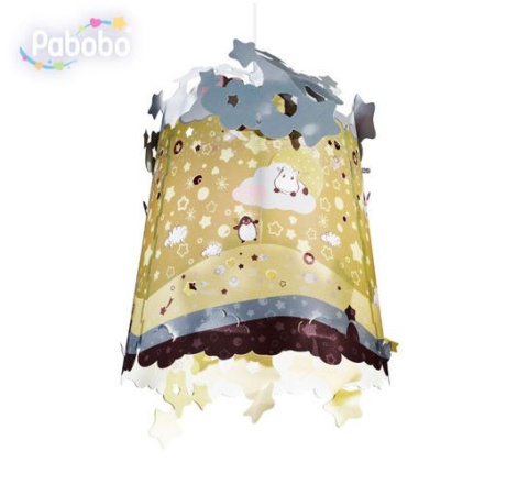 Pabobo lampa wisząca HIPPO (beżowa)