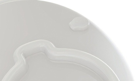 Ubbi, metalowy kosz na pieluchy, czarny w trójkąty