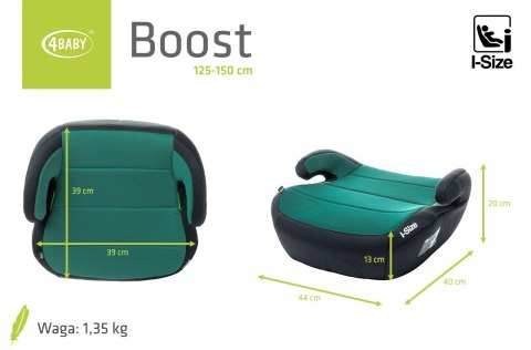 Fotelik Boost i-size 125-150 cm turkus 4baby