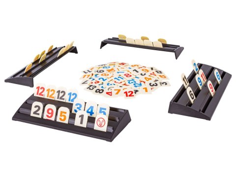 Gra Logiczna RUMMY, Edukacyjna Układanka Liczbowa Przecena 1